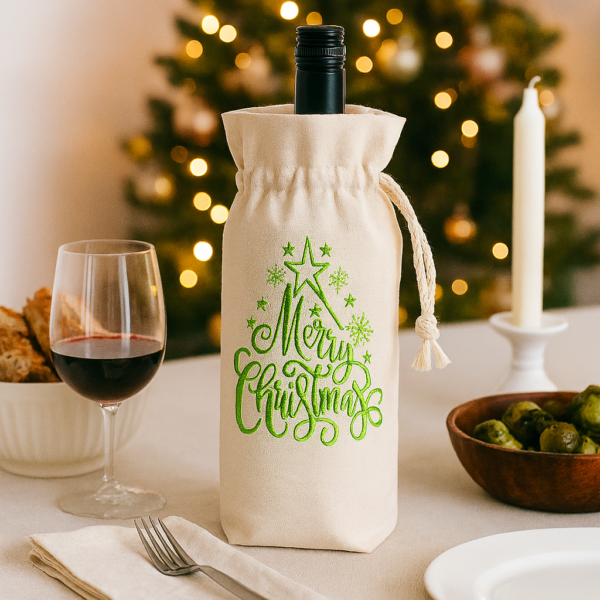 Swirl Tree Wine Bottle Bag